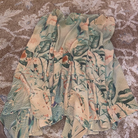 Tianello "Tonga Island" Print Washable Silk "Yuriko" Kimono - Picture 7 of 7